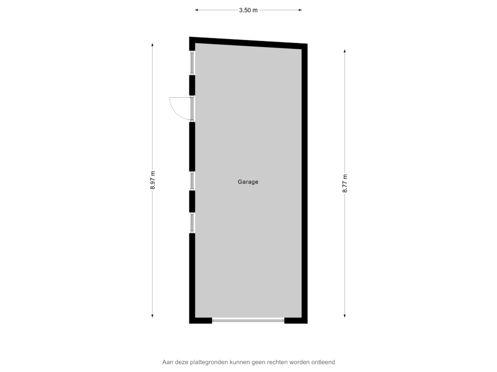 Bekijk plattegrond van Garage van Palmboomstraat 53-A