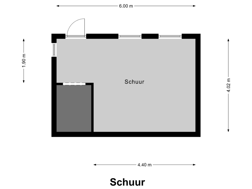 Bekijk plattegrond van Schuur van Keenterstraat 4