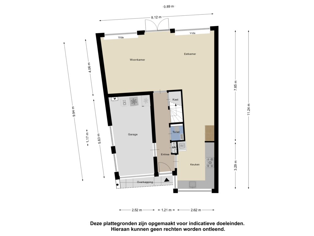 Bekijk plattegrond van Begane Grond van Branco 16