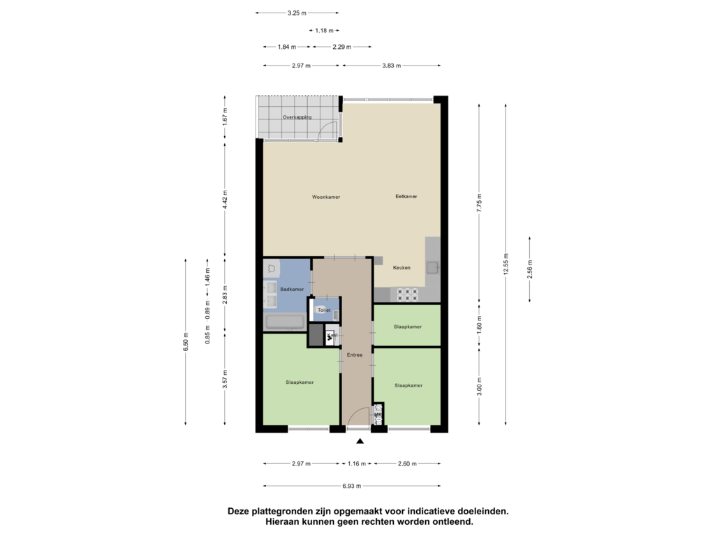 Bekijk plattegrond van Appartement van Dignahoeve 12