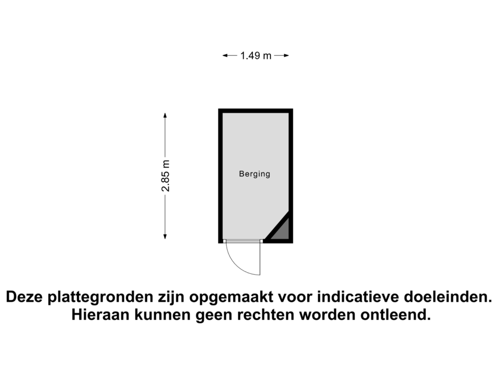 Bekijk plattegrond van Berging van Dignahoeve 12