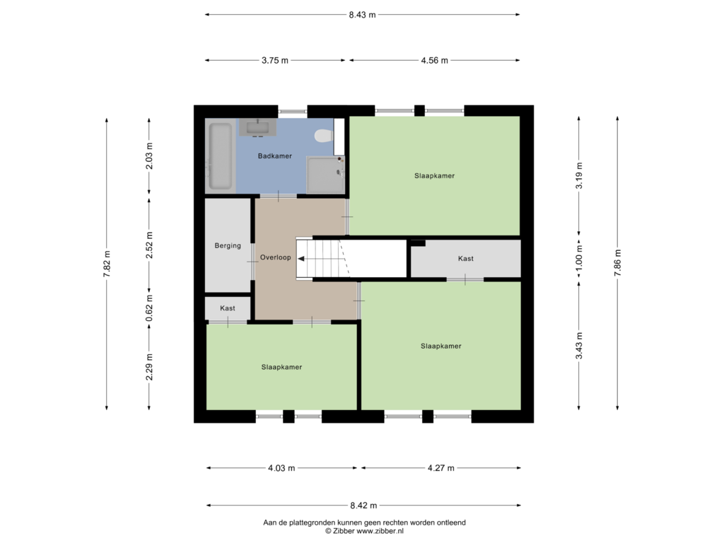 Bekijk plattegrond van Eerste Verdieping van Klaproos 67