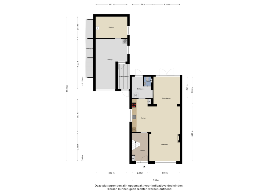 Bekijk plattegrond van Begane Grond van Kloosterstraat 49