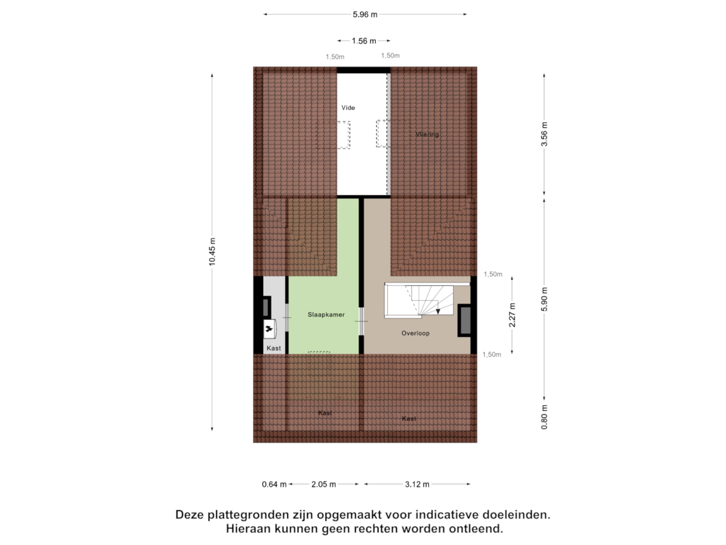 Bekijk plattegrond van Tweede Verdieping van Kloosterstraat 49