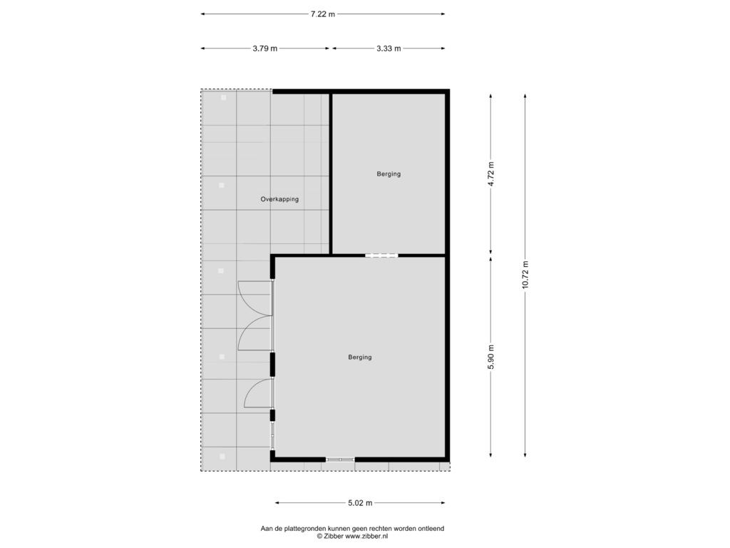 View floorplan of Berging of Opper Haudmare 7