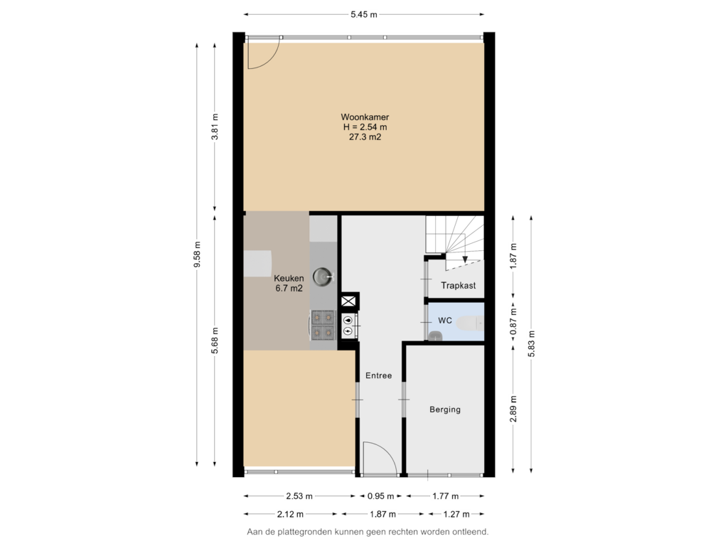 Bekijk plattegrond van Begane Grond van Johan Winklerwei 114