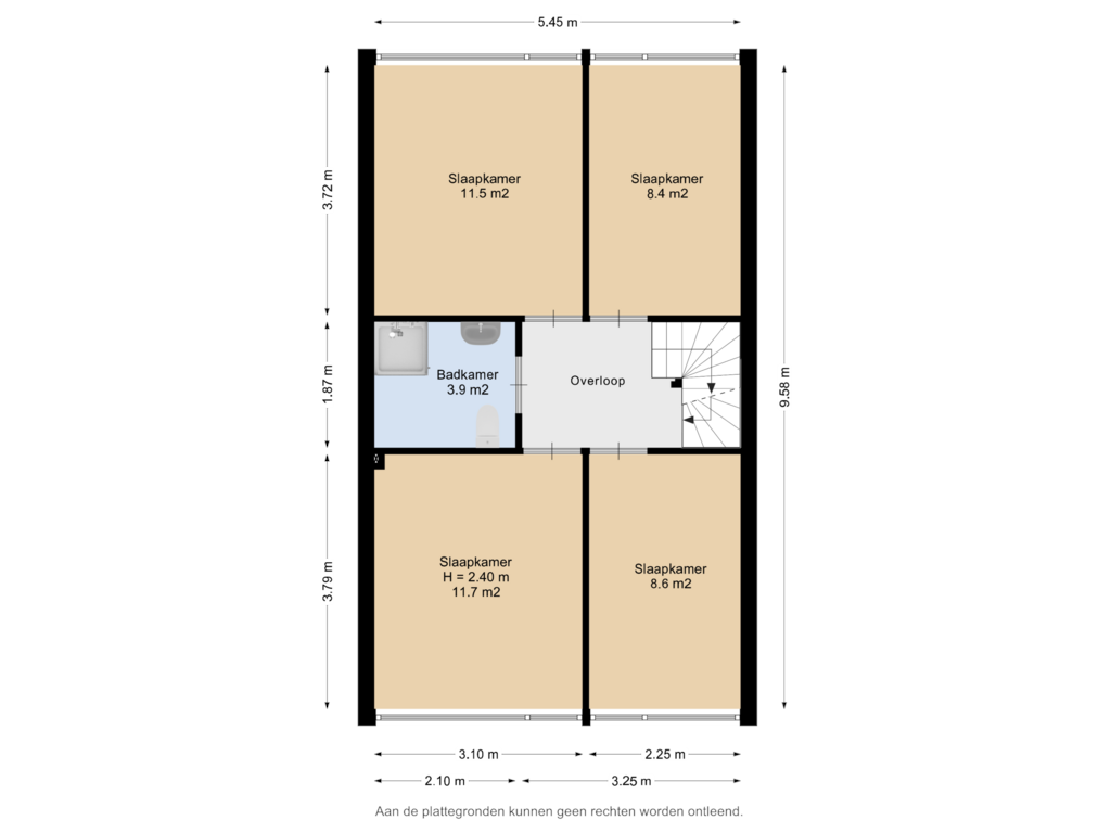 Bekijk plattegrond van 1e Verdieping van Johan Winklerwei 114