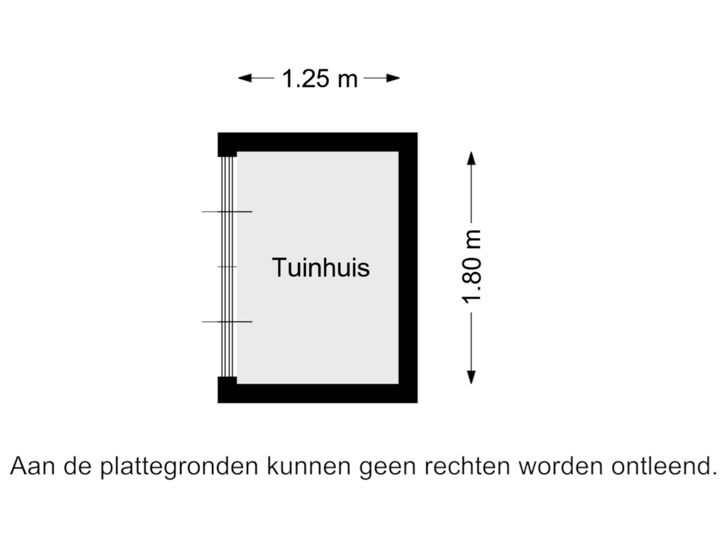 Bekijk plattegrond van Tuinhuis van Johan Winklerwei 114