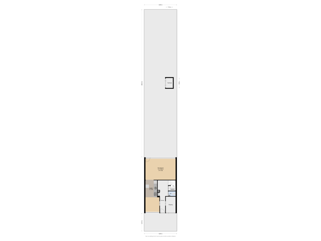 Bekijk plattegrond van Begane Grond Met Tuin van Johan Winklerwei 114