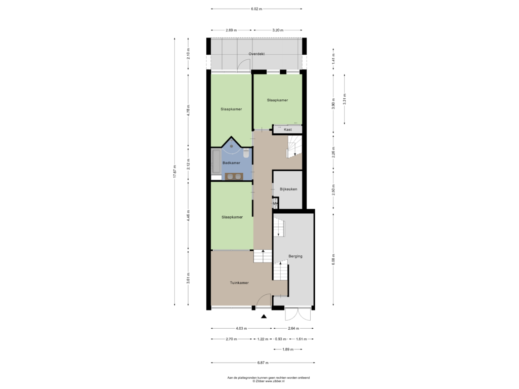 Bekijk plattegrond van Begane Grond van Rozendael 185