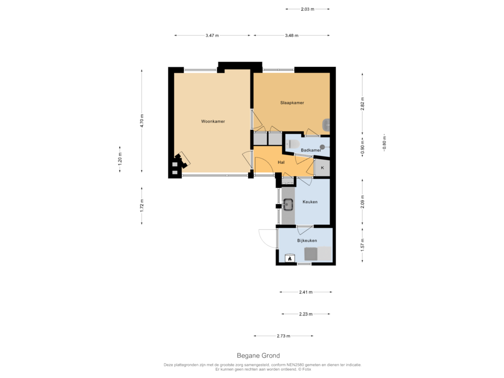 Bekijk plattegrond van Begane Grond van Ericapark 42