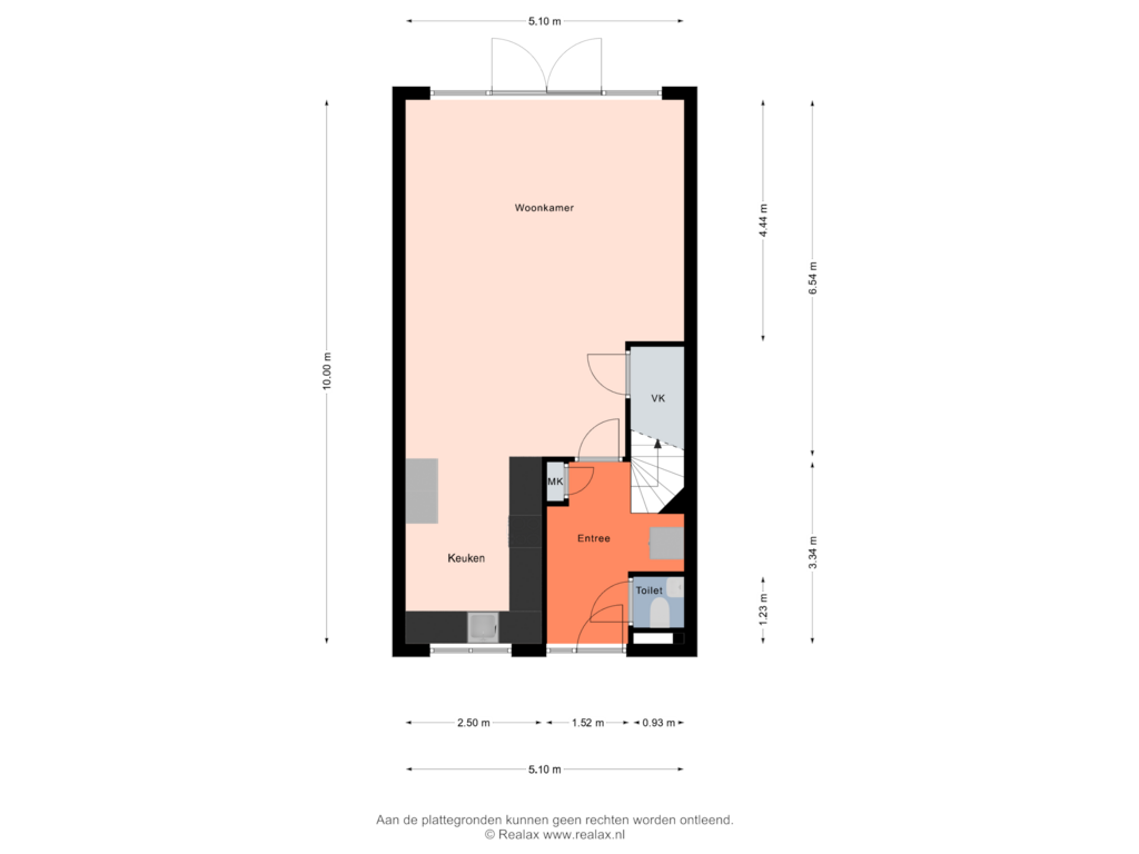 Bekijk plattegrond van Begane grond van Gouden Rijder 14