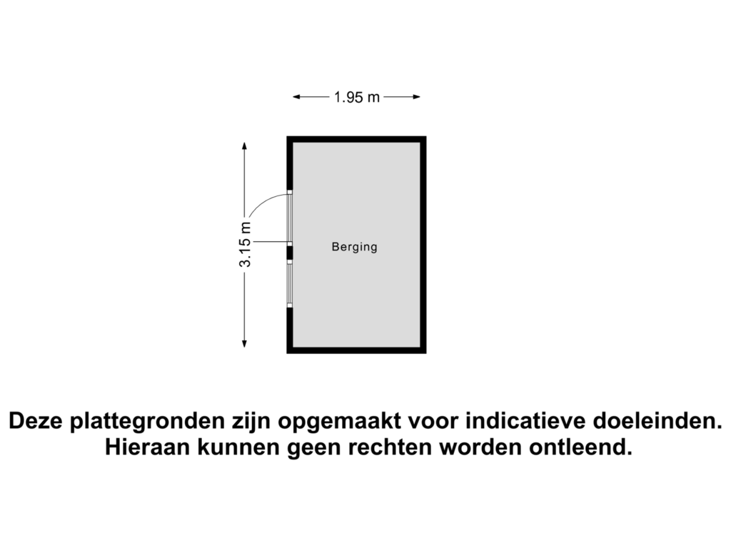 Bekijk plattegrond van Berging van Slakkenveen 336