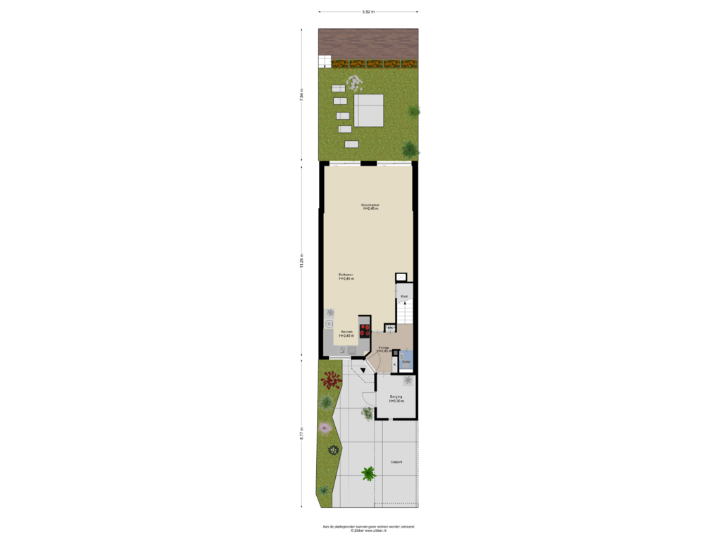 Bekijk plattegrond van Begane Grond_tuin van Beltmolen 9