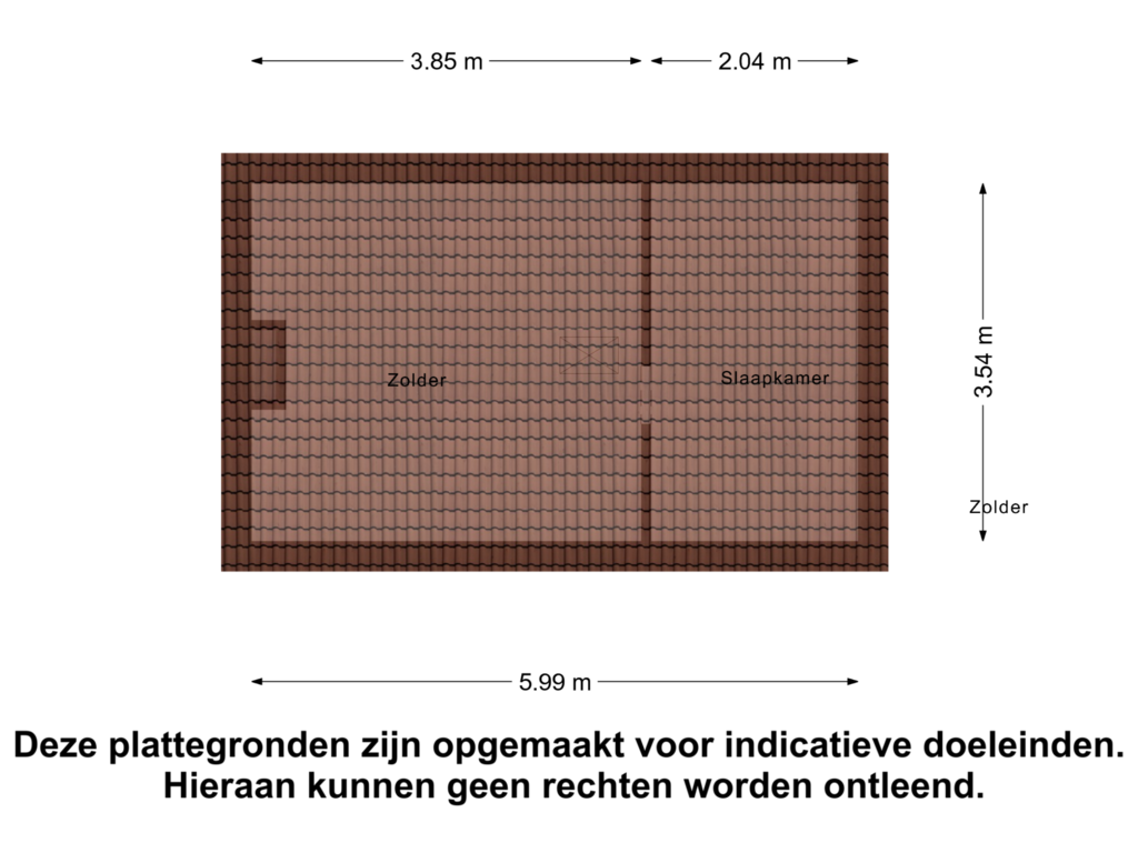 Bekijk plattegrond van Zolder van Zuidervaart 103