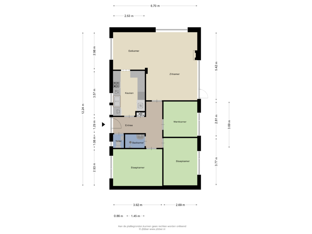 Bekijk plattegrond van Begane Grond van Wiltinkhof 21