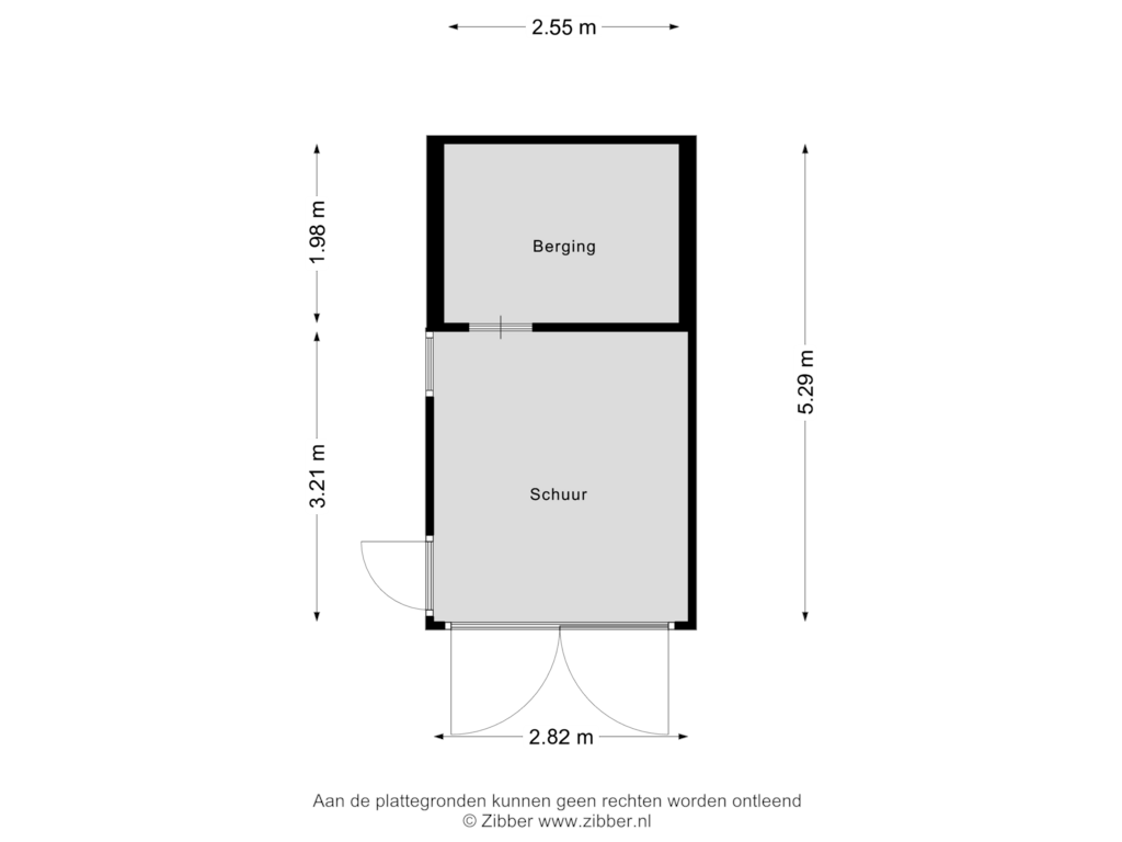 Bekijk plattegrond van Schuur van Wiltinkhof 21