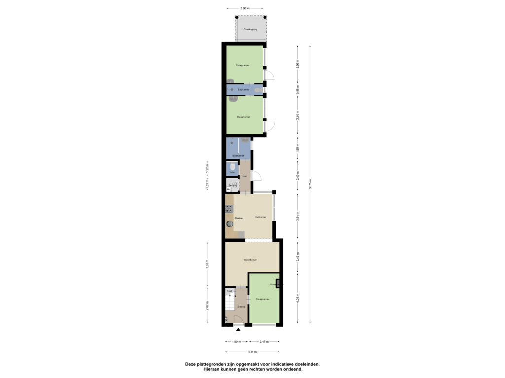 Bekijk plattegrond van Begane Grond van Populierstraat 19