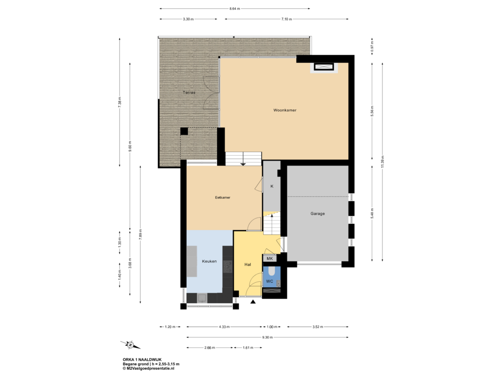 View floorplan of Begane grond of Orka 1