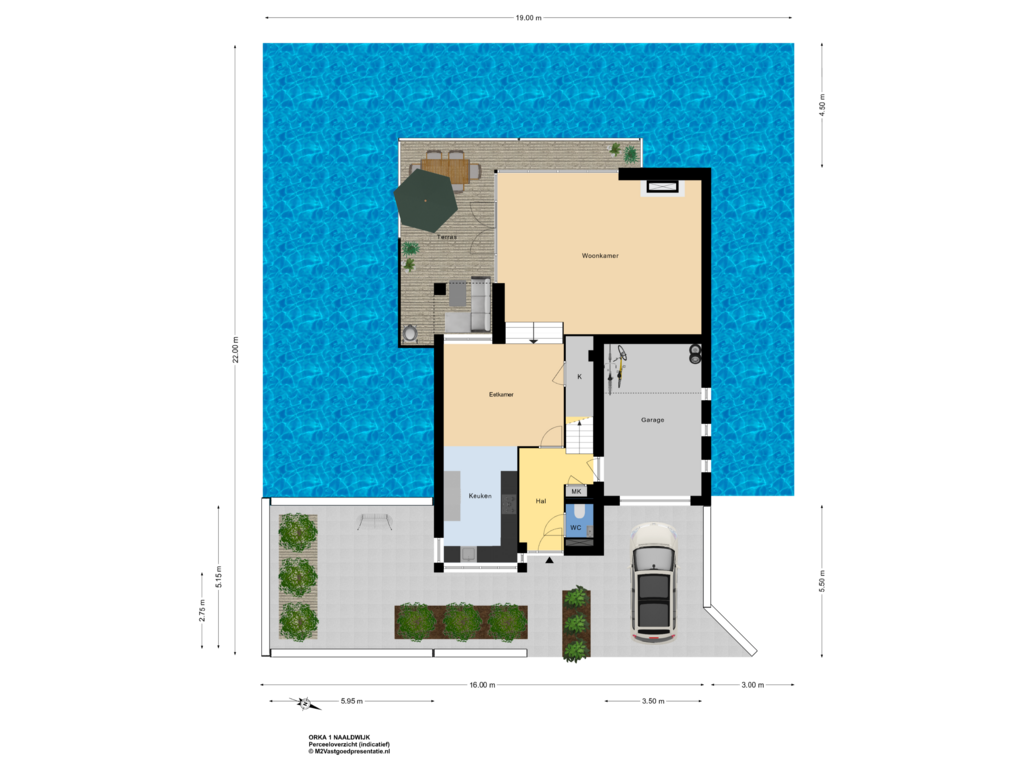 View floorplan of Perceel of Orka 1