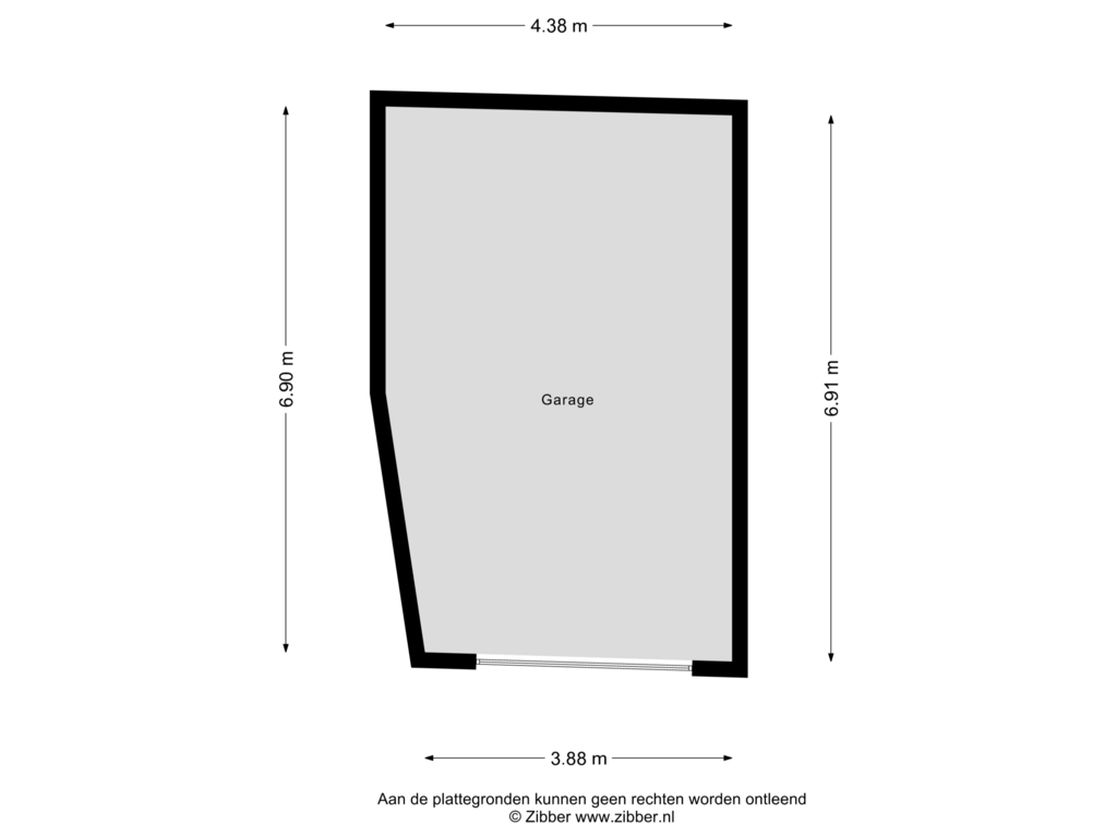 Bekijk plattegrond van Garage van Laan van de Mensenrechten 308