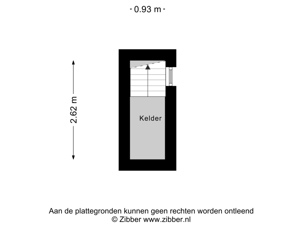 Bekijk plattegrond van Kelder van Gravenallee 3