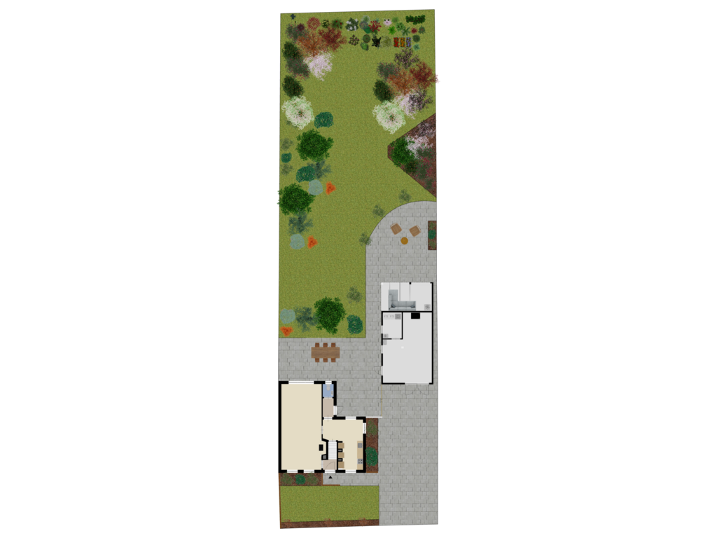 View floorplan of Begane Grond _ Tuin of Beukenstraat 34