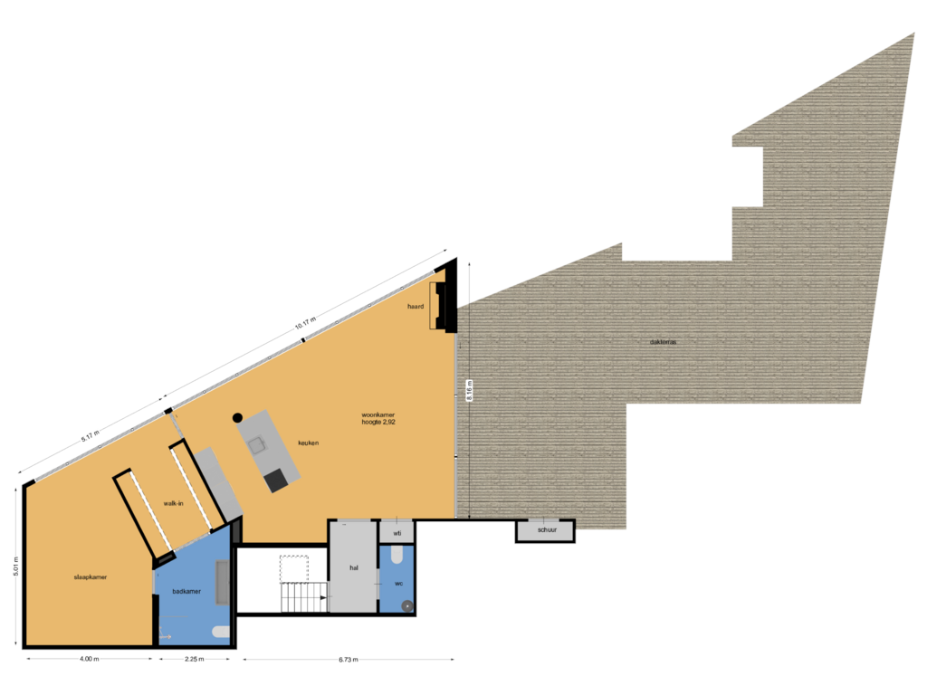 Bekijk plattegrond van twaalfde etage van Oosterdokskade 129