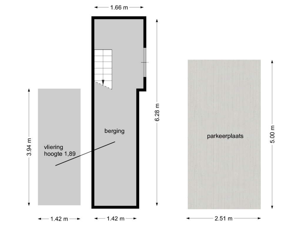 Bekijk plattegrond van berging van Oosterdokskade 129