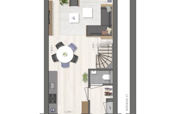 Bekijk foto 3 van Hoekwoning | Type E1 (Bouwnr. 20)