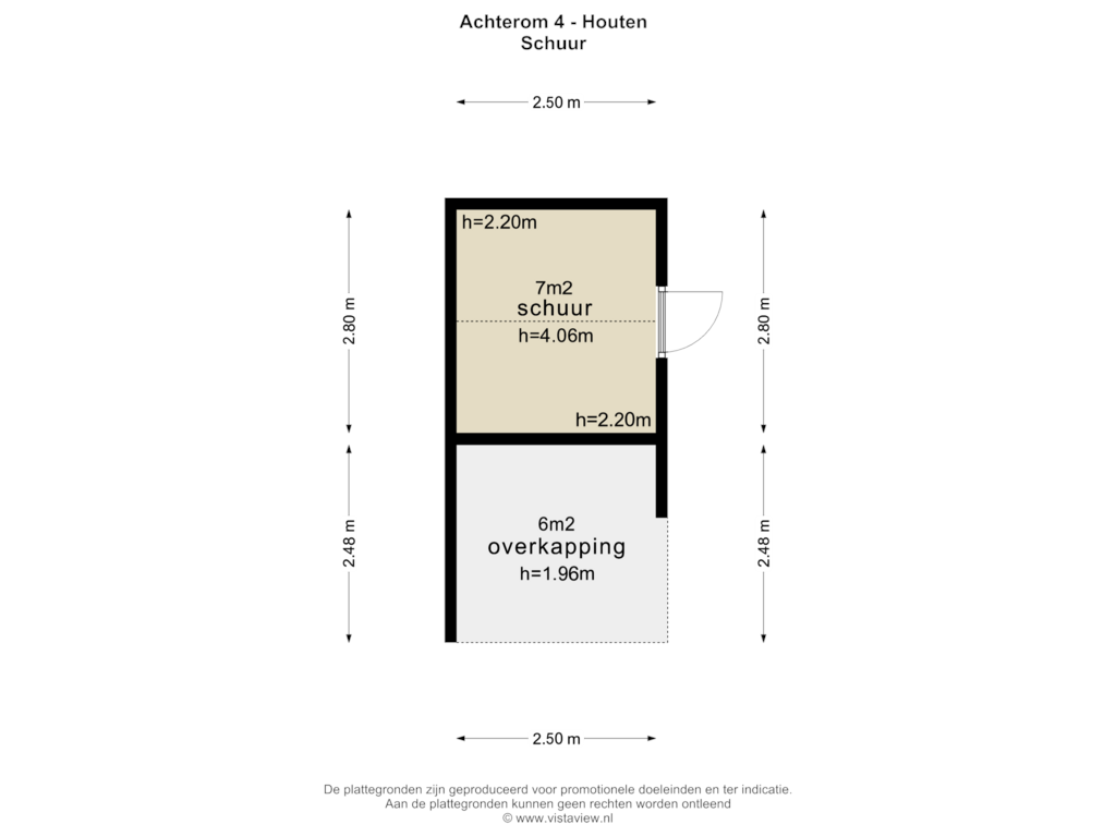 Bekijk plattegrond van SCHUUR van Achterom 4