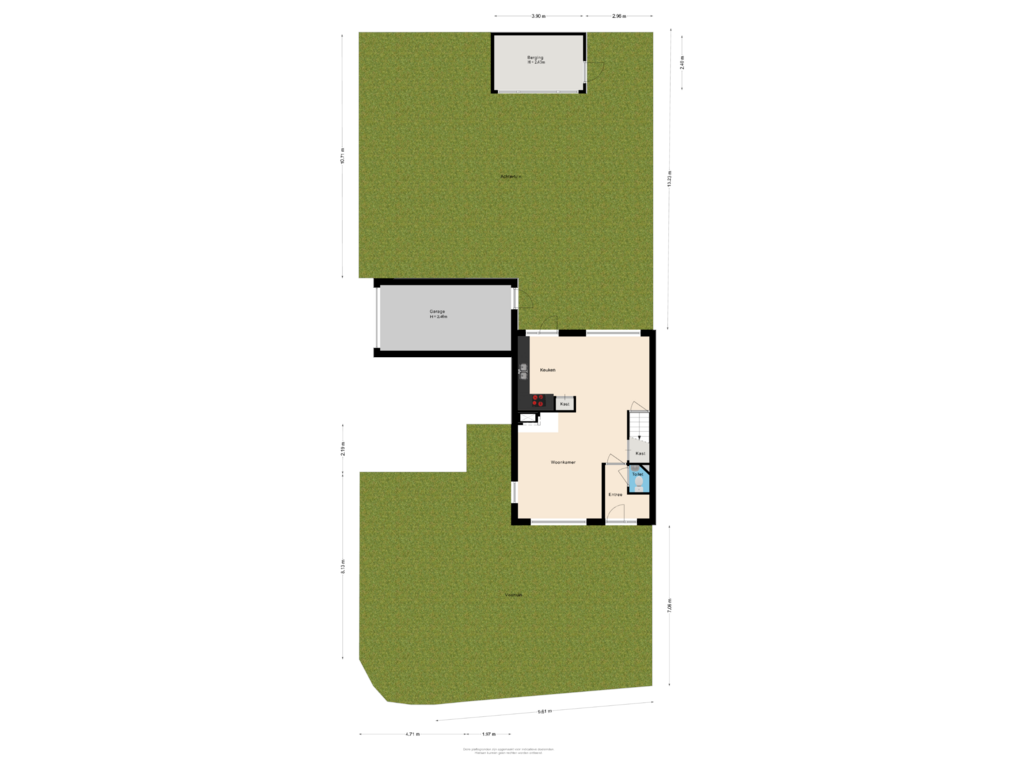 Bekijk plattegrond van Situatie van Martin Luther Kingstraat 1