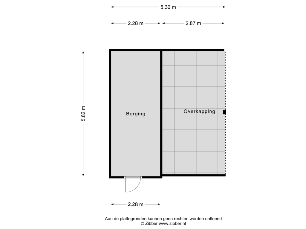 Bekijk plattegrond van Berging van St. Elisabethstraat 22