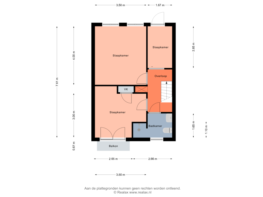 Bekijk plattegrond van Verdieping 1 van Anninksweg 62