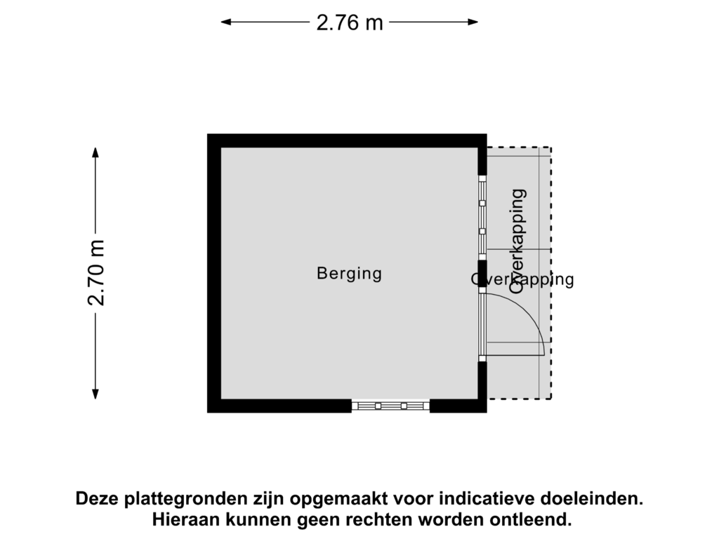 Bekijk plattegrond van Berging van J F Kennedylaan 5