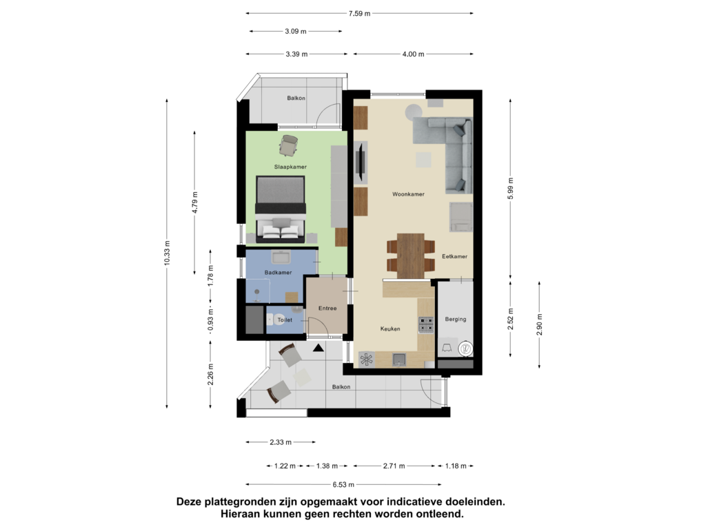 Bekijk plattegrond van Appartement van Vlinderveen 1402