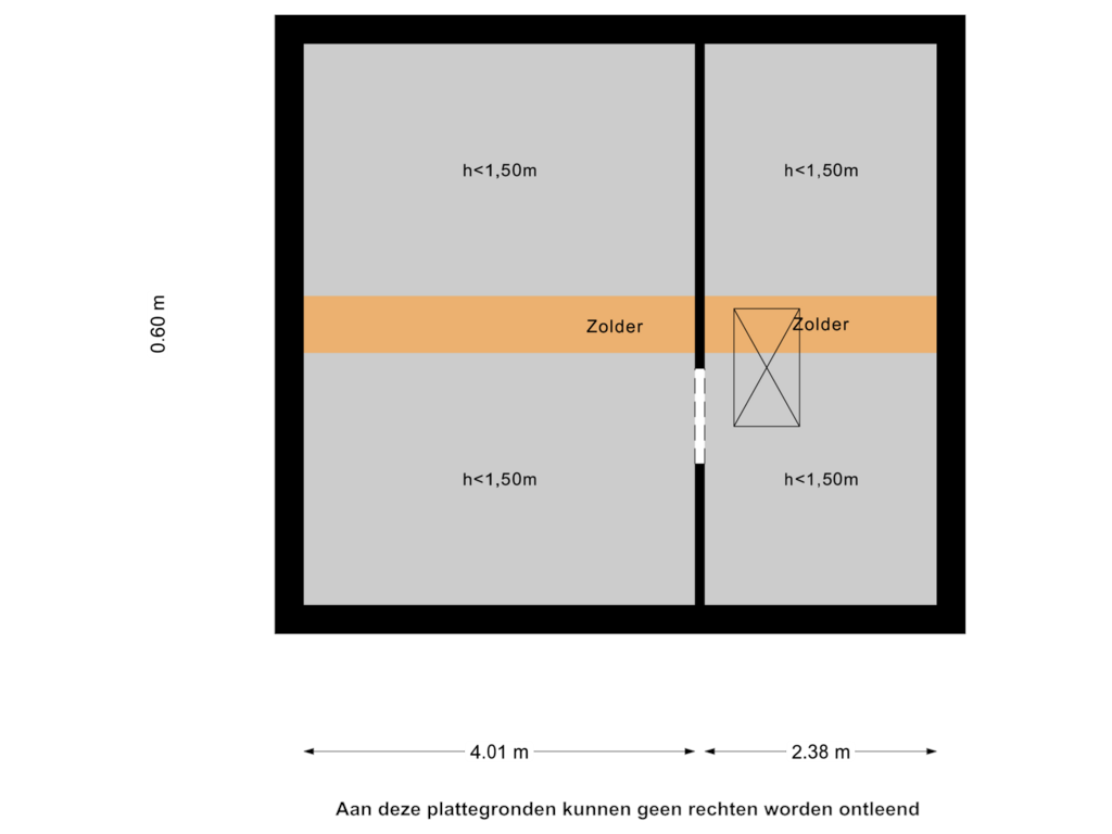 Bekijk plattegrond van Tweede verdieping van Vliegenstein 7