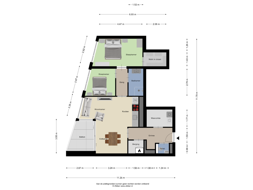 Bekijk plattegrond van Appartement van Vincent van den Heuvellaan 373