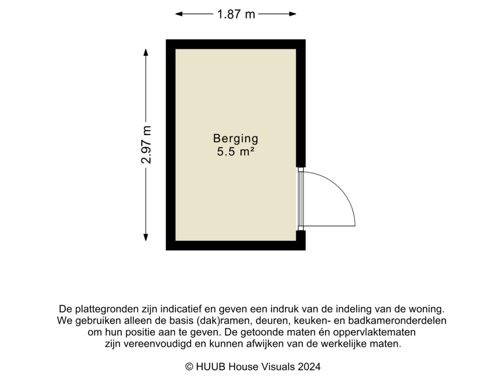 Bekijk plattegrond van Berging van Sjorsstraat 25