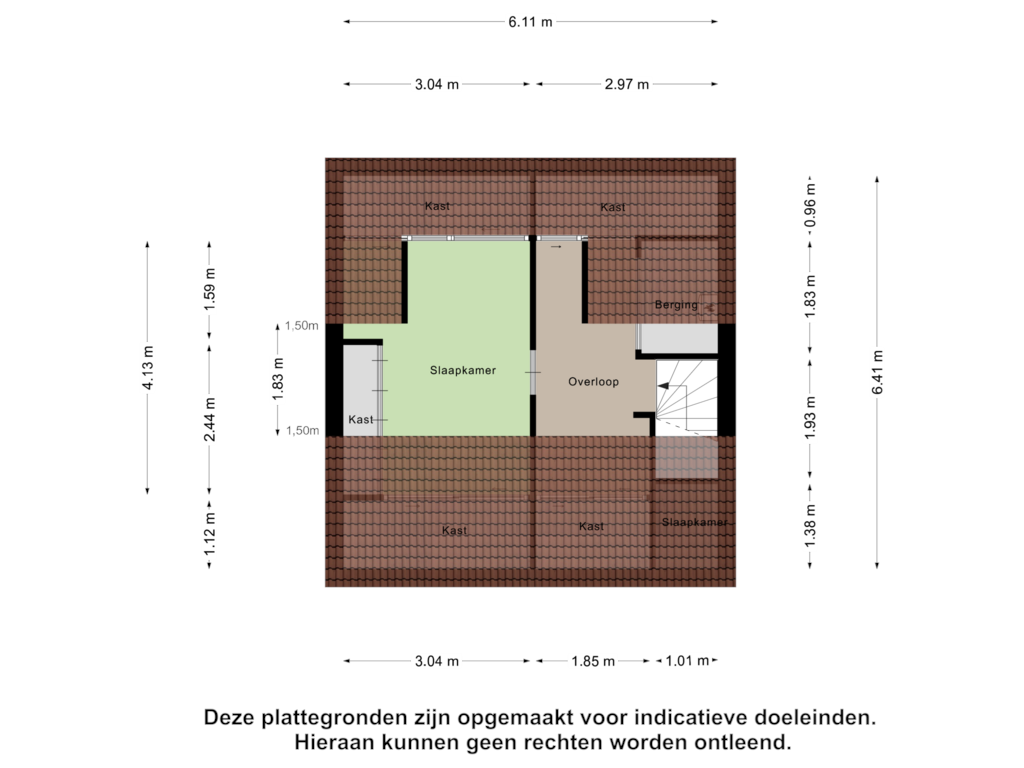 View floorplan of Tweede Verdieping of Nieuwstraat 120