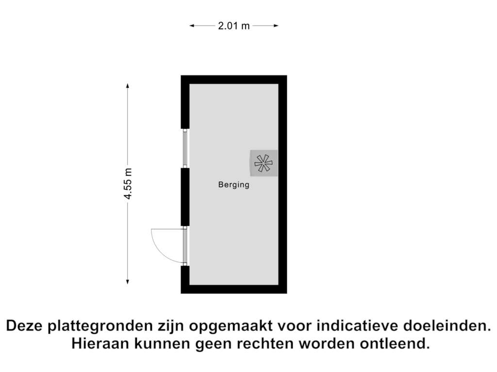 View floorplan of Berging of Nieuwstraat 120