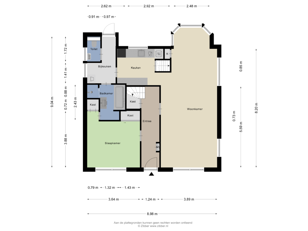 Bekijk plattegrond van Begane Grond van Dorpsstraat 252