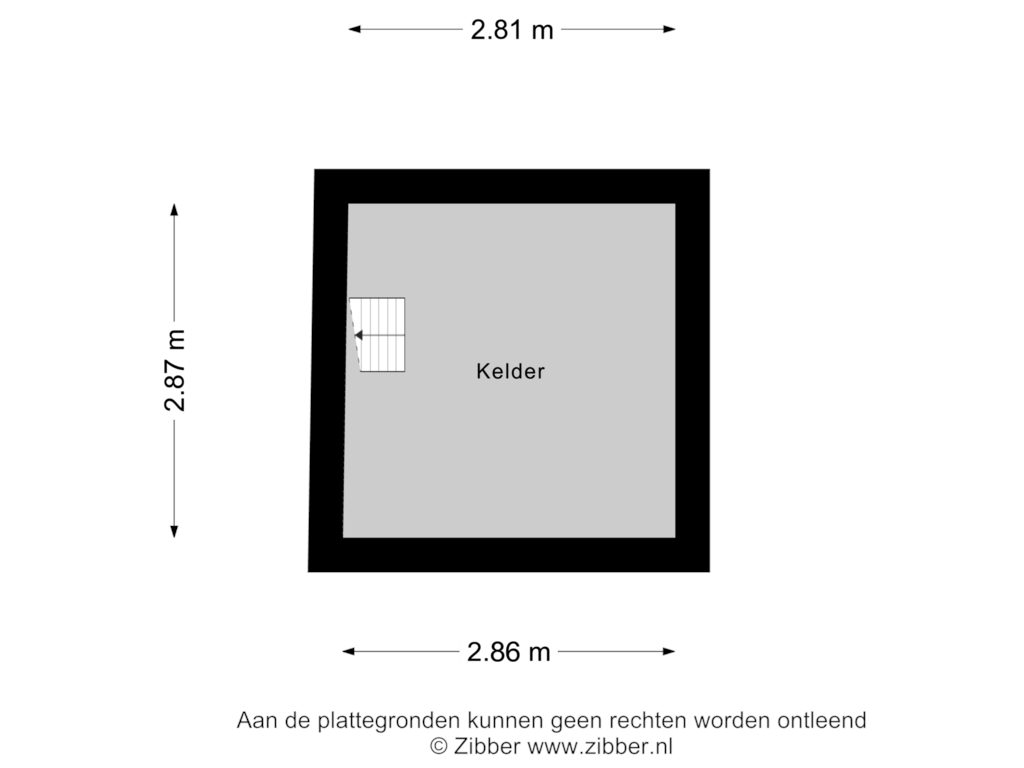 Bekijk plattegrond van Kelder van Dorpsstraat 252