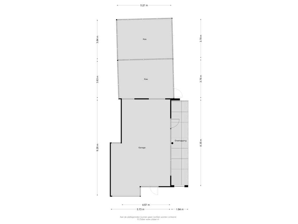 Bekijk plattegrond van Garage van Dorpsstraat 252