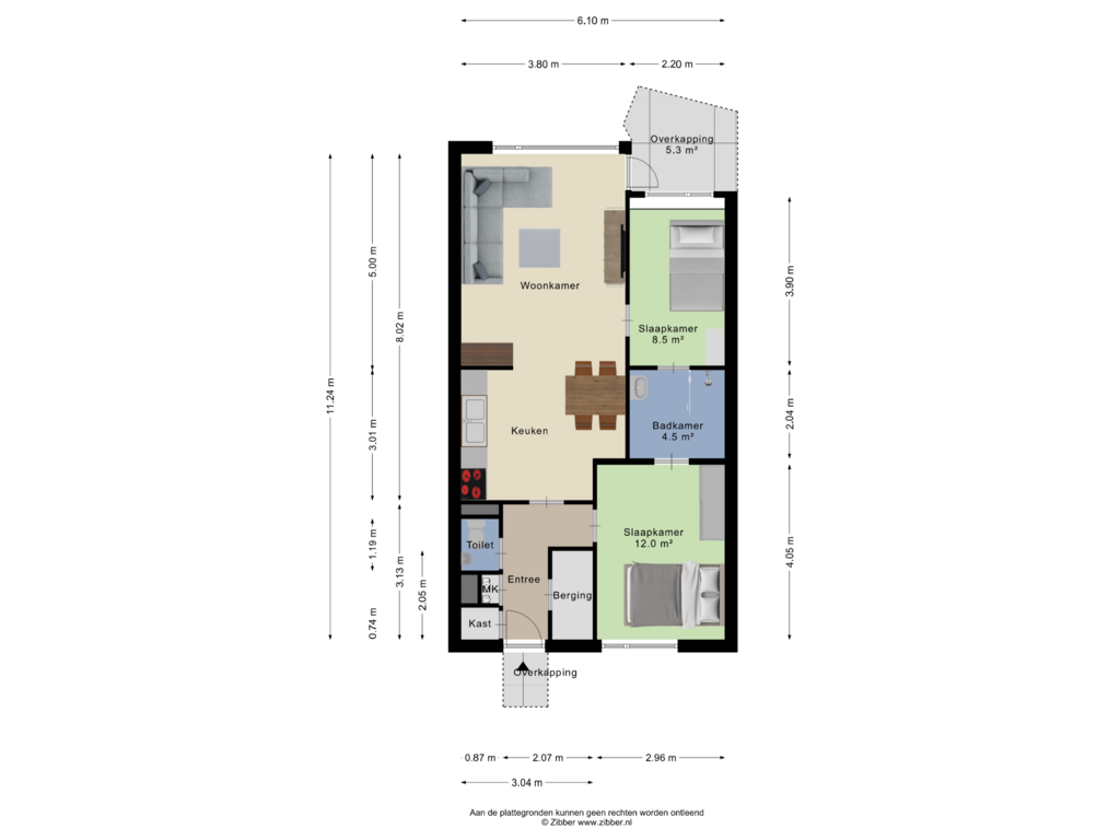 View floorplan of Begane Grond of Oostburgwal 93