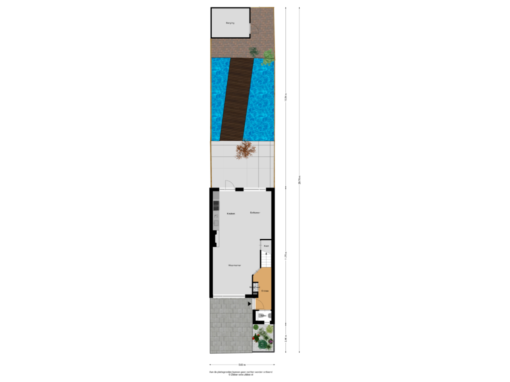 View floorplan of Begane Grond _Tuin of Delfland 4