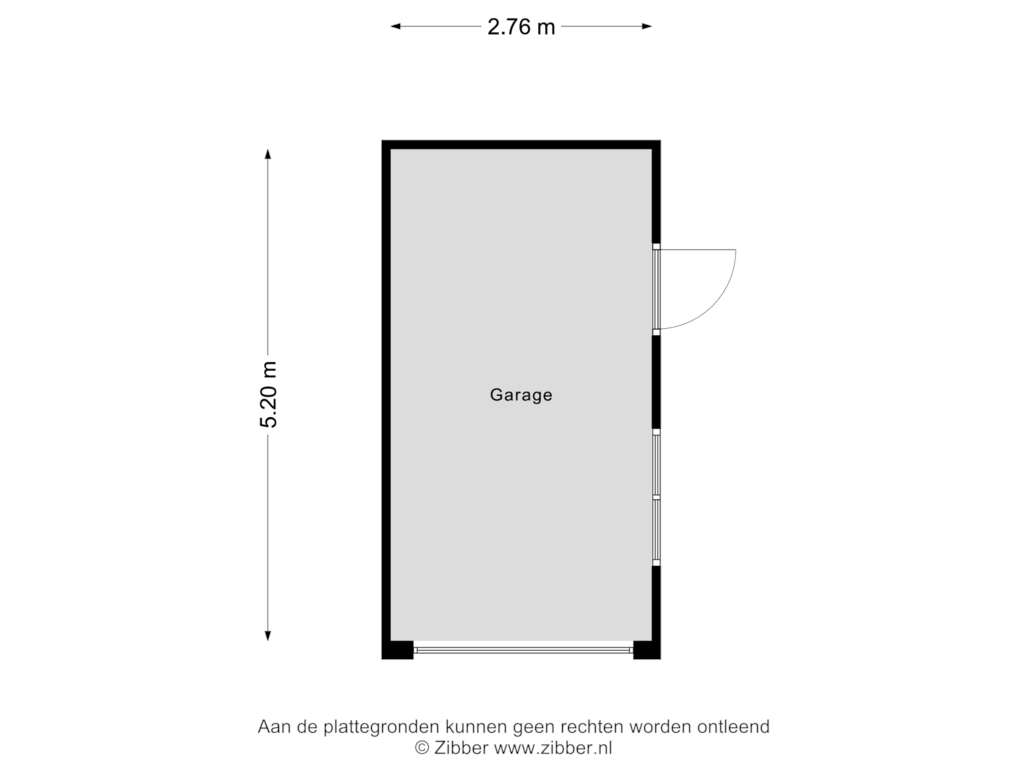 Bekijk plattegrond van Garage van Zijde 70