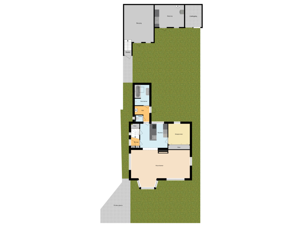 Bekijk plattegrond van Situatie van Doornboomspark 14