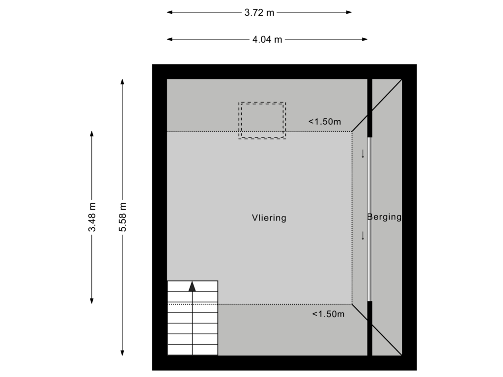 Bekijk plattegrond van Berging verdieping van Doornboomspark 14