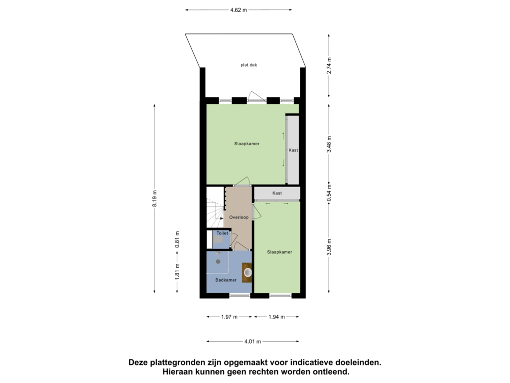 Bekijk plattegrond van Eerste Verdieping van Hoogfrankrijk 48